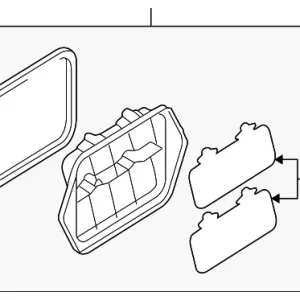 Vent Assembly - Mazda (BS4N-51-920)