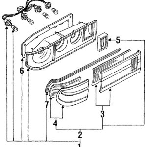 Trim Molding - Mazda (FC01-51-169A)