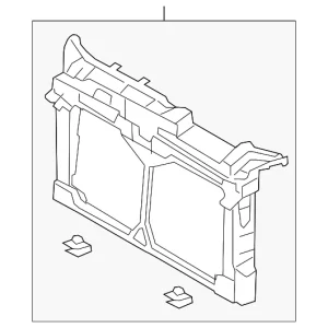 Radiator Support - Mazda (GEG1-53-110A)