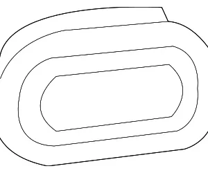 Guide Rail Plug - Mazda (C235-58-866)