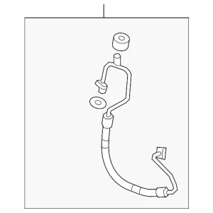 Front Suction Line - Mazda (KN1B-61-461B)