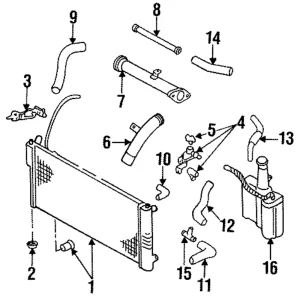 Water Pipe - Mazda (K805-15-180C)