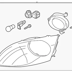 Park/Turn Lamp - Mazda (EH46-51-070)