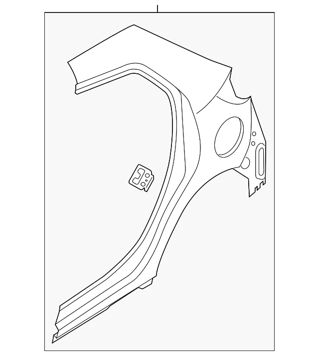 Quarter Panel - Mazda (D6Y1-70-410E)