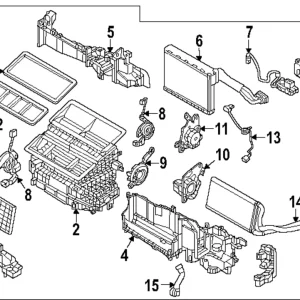 Temp Door Actuator - Mazda (KR9P-61-A60)