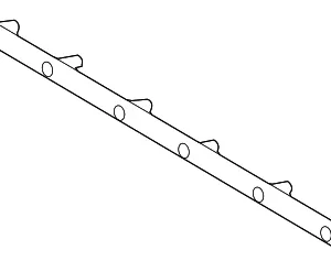 Pressure Vent Retainer Strip - Mazda (GE4T-51-924)
