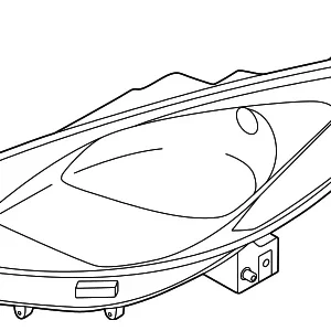 Composite Headlamp - Mazda (DR61-51-0K0D)