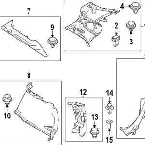 Trim(R) Trunk Side Upper - Mazda (DGH9-68-84ZB-02)