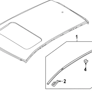 Roof Molding Protector - Mazda (DN4E-50-9H1)