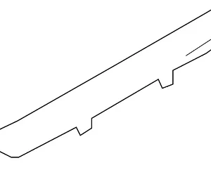 Front Sill Plate - Mazda (D09W-68-710-02)