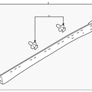 Rocker Molding - Mazda (EF91-51-P40-44)