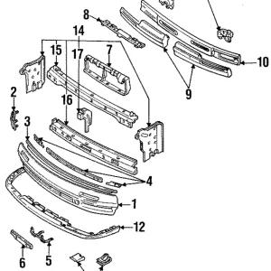 Air Deflector - Mazda (FC01-51-9K1A)