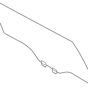 Door Glass - Mazda (KMV6-72-510)