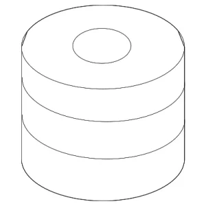 Air Cleaner Assembly Bushing - Mazda (CY01-13-363)