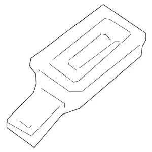 Roof Molding Front Cap - Mazda (F151-50-9L1C-87)