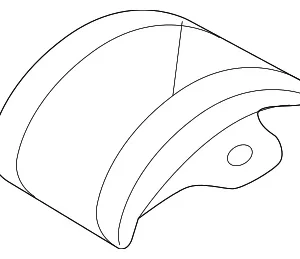 Child Seat Bracket Cover - Mazda (TA0B-88-6A2-02)