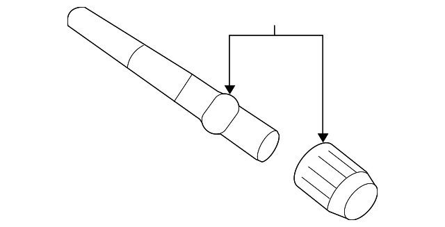 TPMS Sensor Nut - Mazda (ZZDA-37-141)
