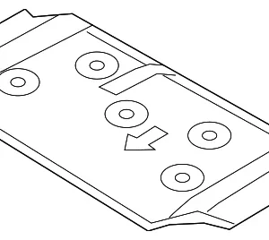 Rear Shield - Mazda (KB8E-56-451)