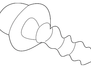Pull Handle Screw - Mazda (9083-86-620)