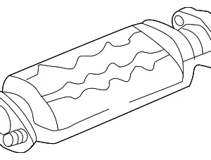 Catalytic Converter - Mazda (FSD7-20-600)