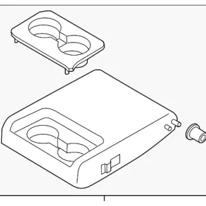 Armrest Assembly - Mazda (TE69-88-2B0-02)