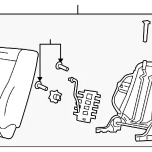 Seat Back Assembly - Mazda (ZZDN-88-130-05)