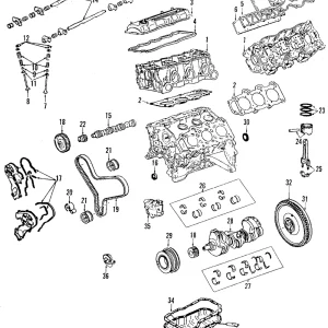 Front Cover Gasket - Mazda (JF01-10-502A)
