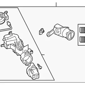 Lock Set - Mazda (GP9B-09-010C)