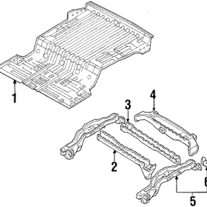 Rear Side Member Bracket - Mazda (LA01-53-880E)