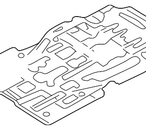 Front Floor Pan - Mazda (LC62-53-601R)