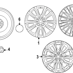 Wheel, Alloy - Mazda (9965-37-8080)
