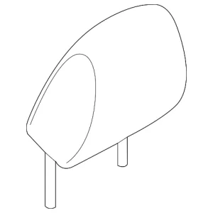 Headrest - Mazda (BHP1-88-140-34)