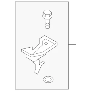 Child Seat Bracket - Mazda (KD45-57-72XA)