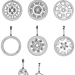 Center Cap - Mazda (ZZL0-37-190)