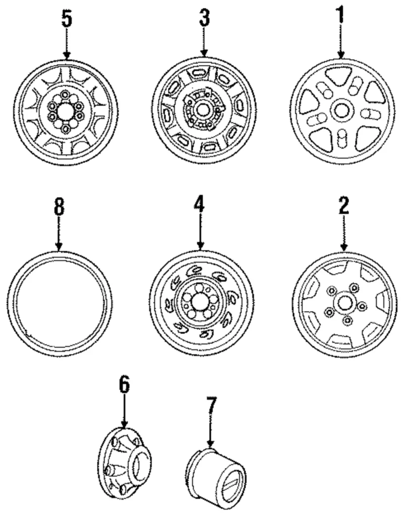 Center Cap - Mazda (ZZL0-37-190)