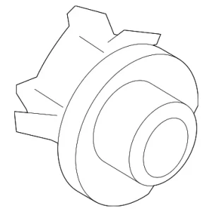 Regulator Handle Spacer - Mazda (BP4L-58-959)