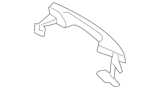 Handle, Outside - Mazda (KD47-59-41XG-51)