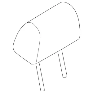 Headrest - Mazda (TD11-88-240A-02)