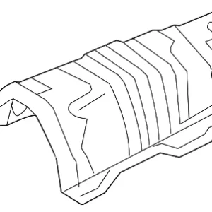 Center Shield - Mazda (BP4K-56-441F)
