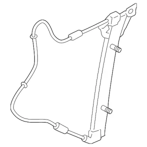 Regulator Assembly - Mazda (BP4K-58-590A)