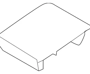 Pkg Tray Trim End Cover - Mazda (GHK1-68-3R1A-02)
