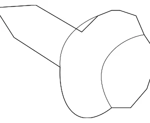 Quarter Trim Panel Screw - Mazda (9984-50-620)