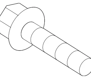 Body Side Molding Rivet - Mazda (DFR5-51-833)