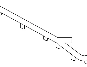Outer Molding - Mazda (TK48-64-922B)