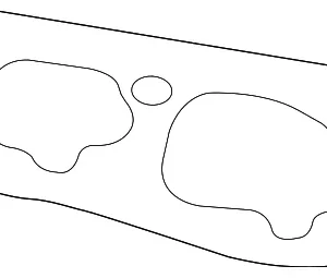 Combo Lamp Assembly Gasket - Mazda (BBM4-51-153D)