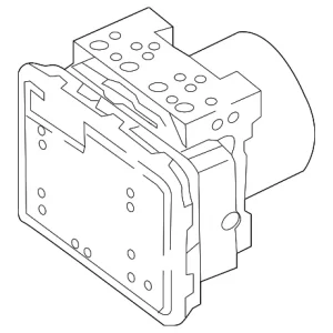 ABS Control Unit - Mazda (KBY0-43-7A0)