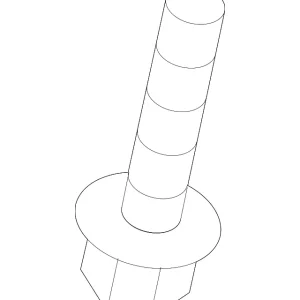 Lock Bolt - Mazda (9YA0-10-616)