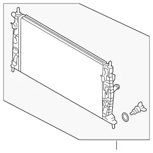 Radiator Assembly - Mazda (LFB7-15-200A)