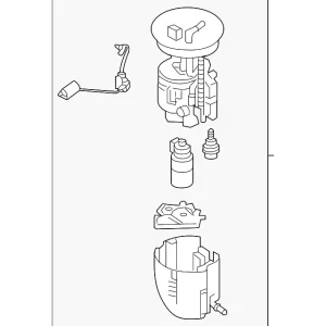 Fuel Pump And Sender Assembly - Mazda (PA6A-13-35X)