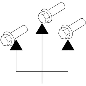 Mount Bracket Screw - Mazda (9XG0-73-999L)